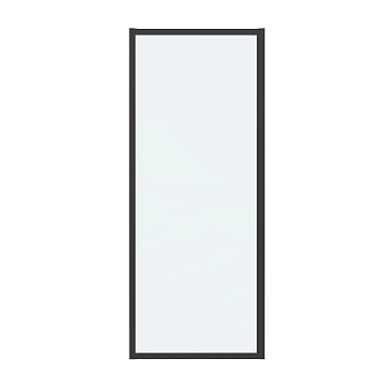 Душевая перегородка Grossman Cosmo 200.K33.02.90.21.00 90х195 стекло прозрачное профиль черный матовый